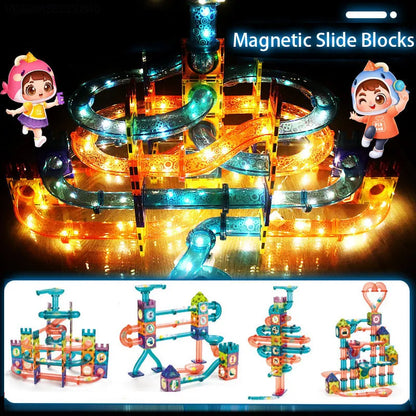 Funkelnde magnetische Bausteine